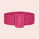 Illustration of a wide rose elastic waist belt